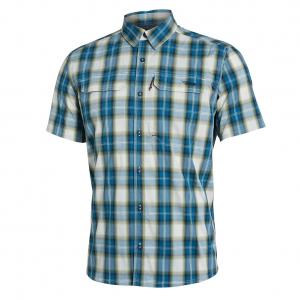 Sitka Globetrotter Shirt SS Fog Plaid Small 80032-FP-S