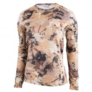 Sitka Women's Core Lt Wt Crew - LS Optifade Waterfowl Medium 10076-WL-M