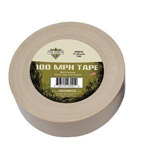 Tac Shield 100 MPH Tape, 2in. x 10 yards, Tan 03985