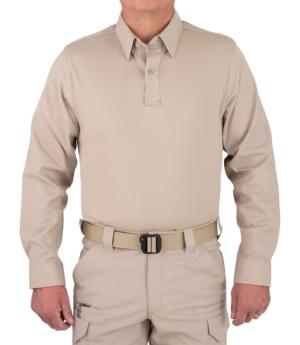 First Tactical V2 PRO Performance Shirt - Mens, Khaki, Small, R, 111015-055-S-R