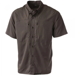Pnuma Outdoors Short Sleeve Shooting Shirt Graphite Gray L PSSSSPL