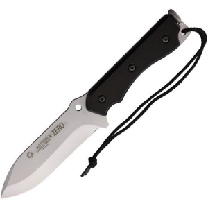 Aitor 16126 Zero Fixed Blade Knife with Black Phenolgraf Wood Handle