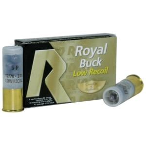 RIO Ammunition Royal Buck Low Recoil 12 ga 2 3/4in Size 00 5/box, RBLR12900