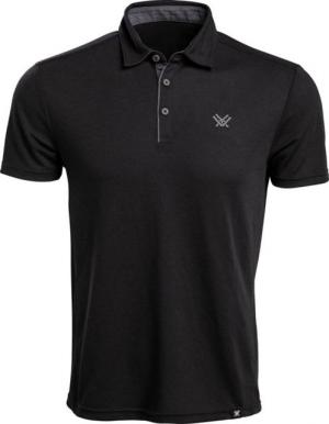 Vortex Punch In Polo - Men's, Black Heather, 2X, 120-02-BLH2X