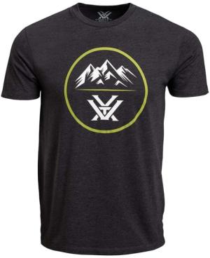 Vortex Three Peaks Short Sleeve T-Shirts - Men's, Black, M, 121-10-BLKM