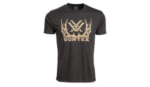Vortex Full Tine Short Sleeve T-Shirt - Men's, Extra Large, Charcoal Heather, 121-45-CHHXL