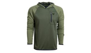 Vortex Weekend Rucker Hooded Long Sleeve - Men's, Large, Green, 121-24-RIFL