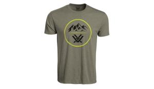 Vortex Three Peaks Short Sleeve T-Shirt - Men's, Large, Green, 121-10-MIHL