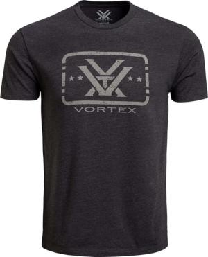 Vortex Trigger Press SS T-Shirt - Men's, Large, Charcoal Heather, 122-01-CHHL