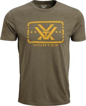 Vortex Trigger Press SS T-Shirt - Men's, Military Heather, XL, 122-01-MIHXL