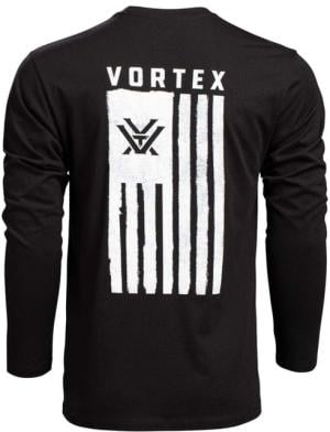 Vortex Salute LS T-Shirt - Men's, Black, L, 222-02-BLKL