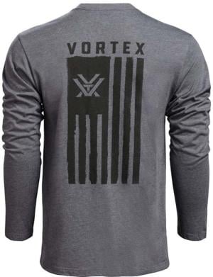 Vortex Salute LS T-Shirt - Men's, Extra Large, Titanium Heather, 222-02-THEXL