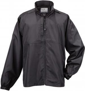 5.11 Tactical Men's Packable Jacket 48035 | Black | X-Small | Polyester/Nylon | LAPoliceGear.com
