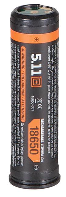 5.11 Tactical Li-Ion 18650 Rechargeable Battery Pack, Black, 1 SZ, 53168-019-1 SZ