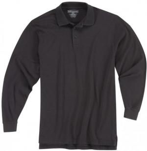 5.11 Tactical Utility Long Sleeve Polo Shirt - Black - XL 72057-019-XL