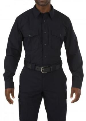 5.11 Tactical Stryke PDU Men Long Sleeve Shirt, Class B, Midnight Navy, L 72074750LR