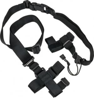 Specter Gear 2 Point Tactical Sling w/ERB, Armed Forces Package - Fits M-16A2/M-4 - Black