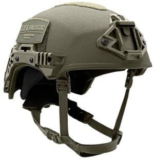 Team Wendy EXFIL Rail 3.0 Ballistic Helmet, LED Left Eye Dominant Retention, Green, 2XL, 73-R3-72S-E72-L