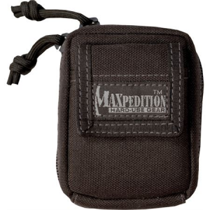 Maxpedition Gear 2301B Barnacle Pouch Black with High Tensile Strength Nylon Webbing