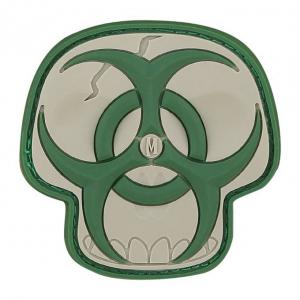 Maxpedition Biohazard Skull Patch | Arid | Rubber | LAPoliceGear.com