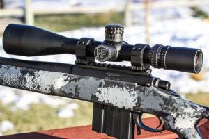 NightForce 5.5-22x50 NXS Tactical Riflescope, 30mm, .250 MOA, ZeroStop, MOAR-T Reticle, Black, C505