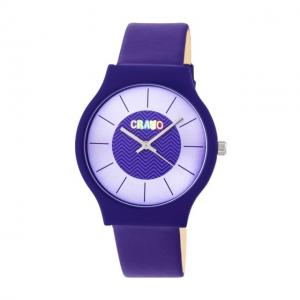 Crayo Crayo Trinity Strap Watch, Purple, CRACR4407