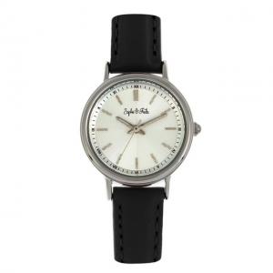 Sophie And Freda Berlin Leather-Band Watch, Black, One Size, SAFSF4801