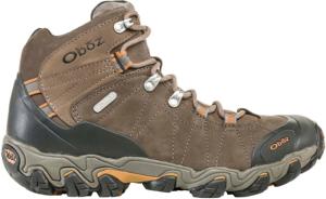 Oboz Bridger Mid B-DRY Hiking Shoes - Men's, 9.5 US, Wide, Sudan, 22101-Sudan-Wide-9.5