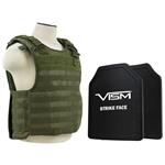 NCStar BPLCVPCVQR2964G-A Quick Release Carrier with 11"x14" PE Hard Plate Green