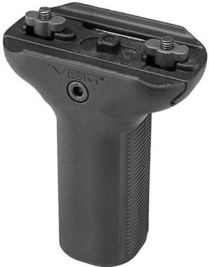 VISM KPM Short Vertical Grip/ Keymod & M-lok & Picatinny Mount, Black, VAARSVGKPM