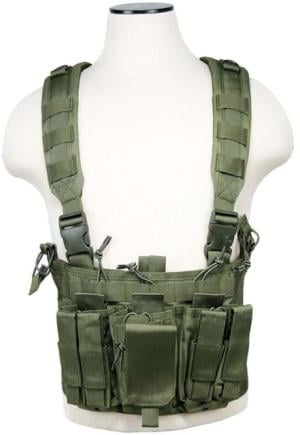 VISM AR & Pistol Mags Chest Rig, Green, CVARPCR3031G