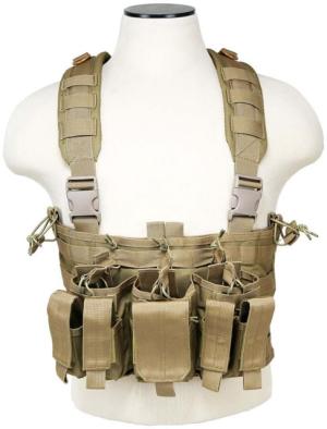 VISM AR & Pistol Mags Chest Rig, Tan, CVARPCR3031T