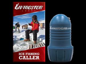 Livingston Lures Caller Series Lure, Ice Fishing, Blue, 11100