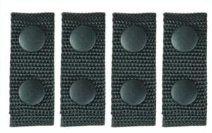 HERO'S PRIDE Ballistic Deluxe Belt Keepers, 1in, Fits 2.25in Belt, Pack of 4, 1197