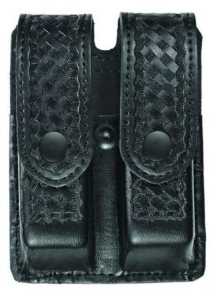 Hero's Pride Quad Magazine Case, Small, AirTek, BW, Black Snaps, Small 1431WB