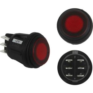 Rigid Industries 3 Position Rocker Switch - Red, 40181
