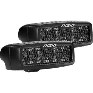 Rigid Industries SR-Q Series PRO Spot Diffused Midnight Surface Mount - Pair, 905513BLK