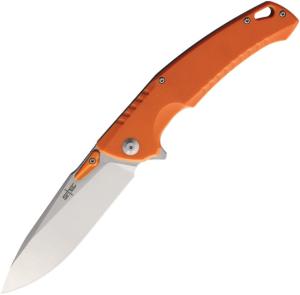 S-TEC Linerlock Orange Folding Knife, TS011OR
