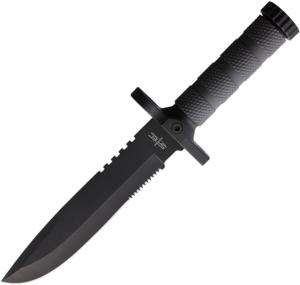 S-TEC Survival Knife Black