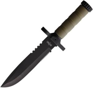 S-TEC Survival Knife OD Green