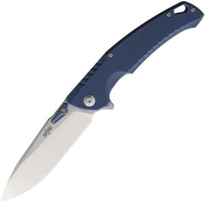 S-TEC Linerlock Blue Folding Knife, TS011BL