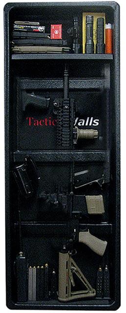 Tactical Walls 1440 Wall Insert Gun Storage, Black, IN40BK