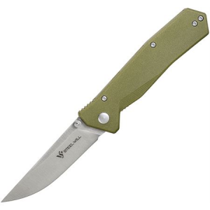 Steel Will Knives 1102 Daitengu F11 Linerlock Green