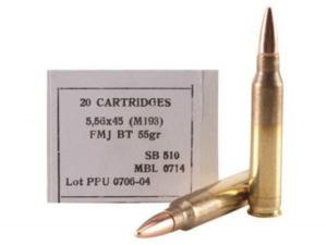 PPU GLOBAL ORDNANCE 5.56 NATO M193 55 GR FMJ BRASS CASE 1000 ROUND CASE
