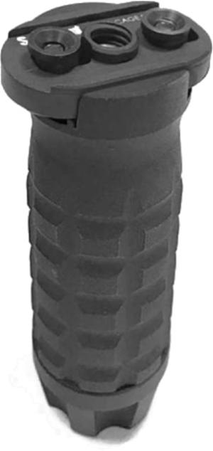 Samson KeyMod Vertical Grip Medium Grenade, Black, 04-02026-01