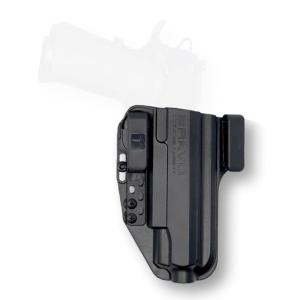 Bravo Concealment IWB Torsion Holster 3.0, 1911 4.25in - 5in non-rail rail .45acp, Right Hand, 1.5in Belt Clips, Black, Small, BC20-1023