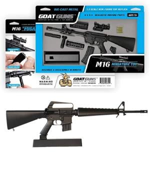 GOAT GUNS Mini M16A1 Model w/  Display Stand
