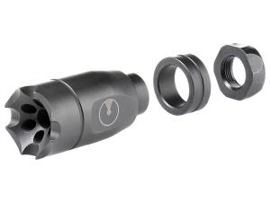 Ultradyne Athena Linear Compensator Muzzle Brake with Timing Nut .350 Stainless Steel Nitride - 806725