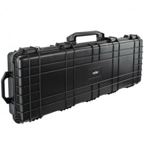 Eylar 44in Protective Roller Rifle Case Water and Shock Resistant w/ Foam, Black, SA00008