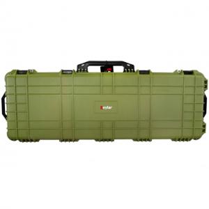 Eylar 44in Protective Roller Rifle Case Water and Shock Resistant w/ Foam, Green, SA00008-Grn